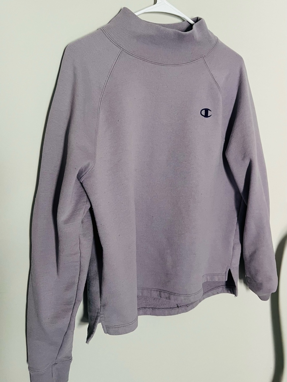 Champion Lavender Mockneck Sweatshirt - Women's Light Purple